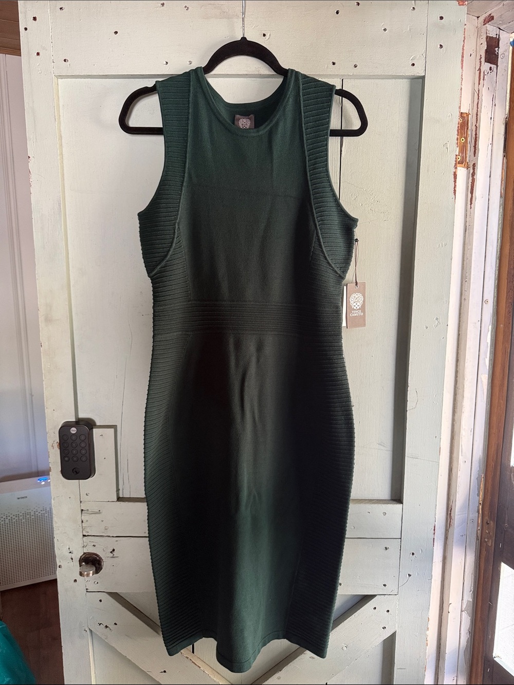 Vince Camuto NWT Forest Green Knit Dress